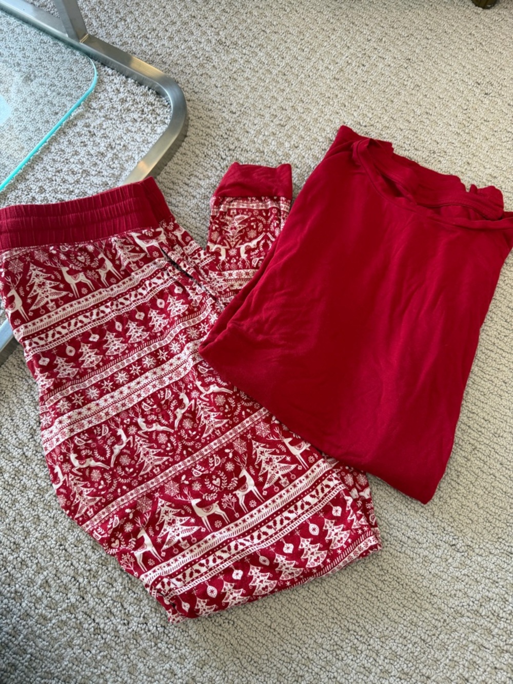 Little Sleepies Red Long-Sleeve Top